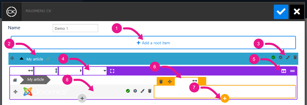 interface preview numbers