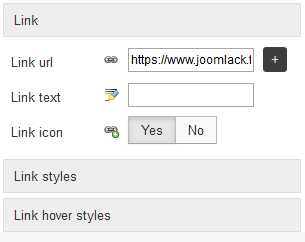 link options